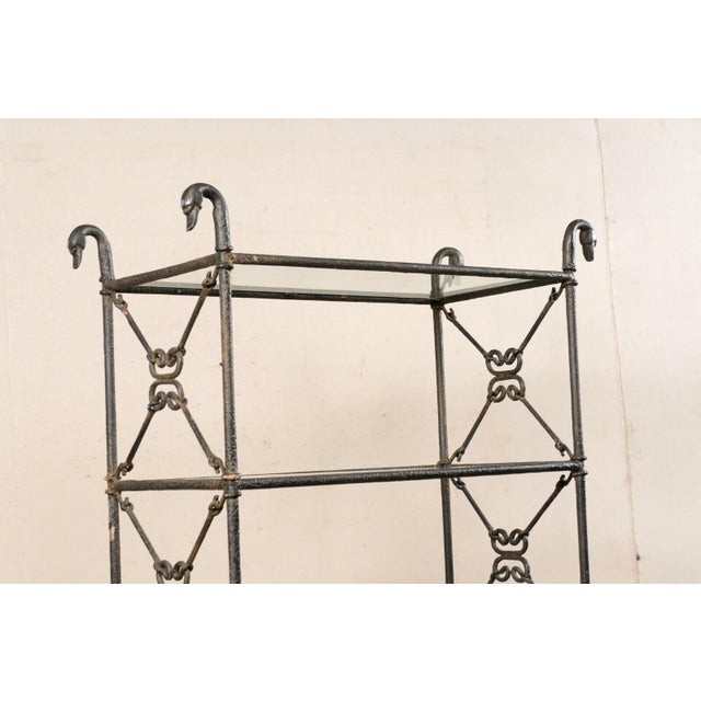 Mid 20th Century French Giacometti Style Tall Étagère For Sale - Image 4 of 11