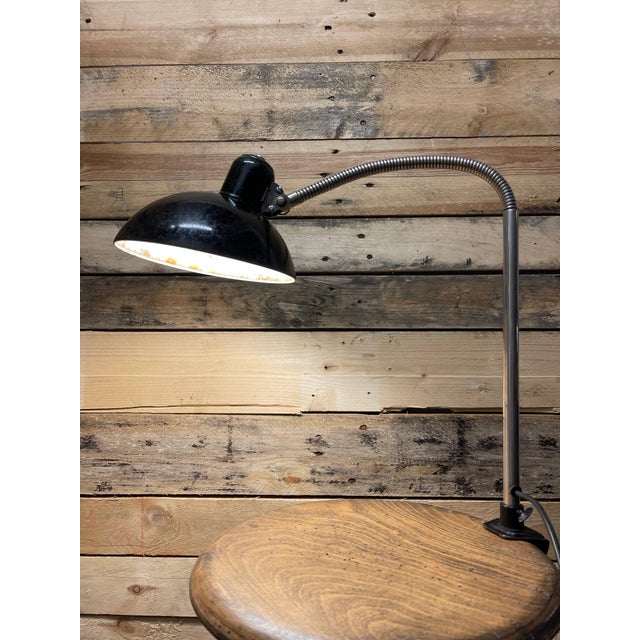 1940s Vintage Model 6740 Clamp Table Lamp by Christian Dell for Kaiser Leuchten, 1940s For Sale - Image 5 of 11