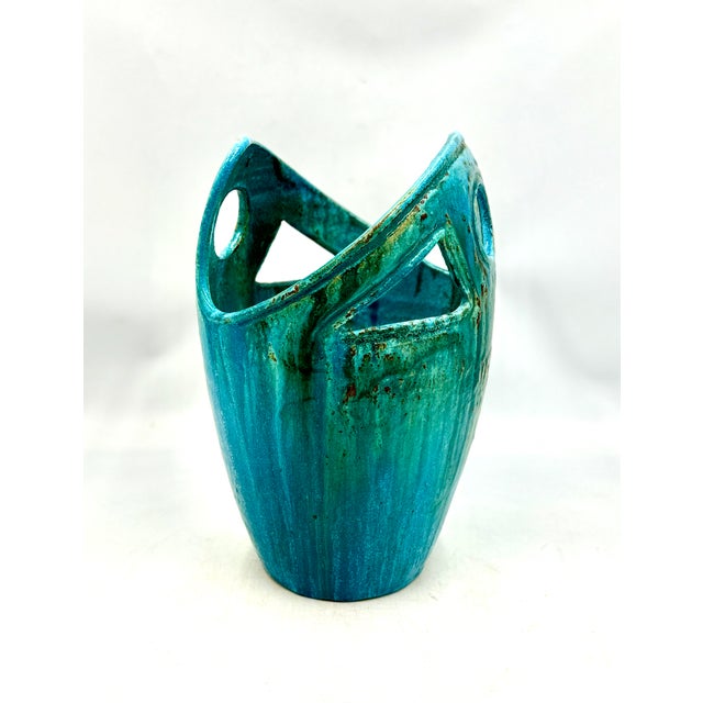 Ceramic Large Ceramic Vase from Accolay For Sale - Image 7 of 7