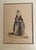 French Circa 1840 Achille Devéria French Hand-Colored Costume Lithographs – Pair For Sale - Image 3 of 5