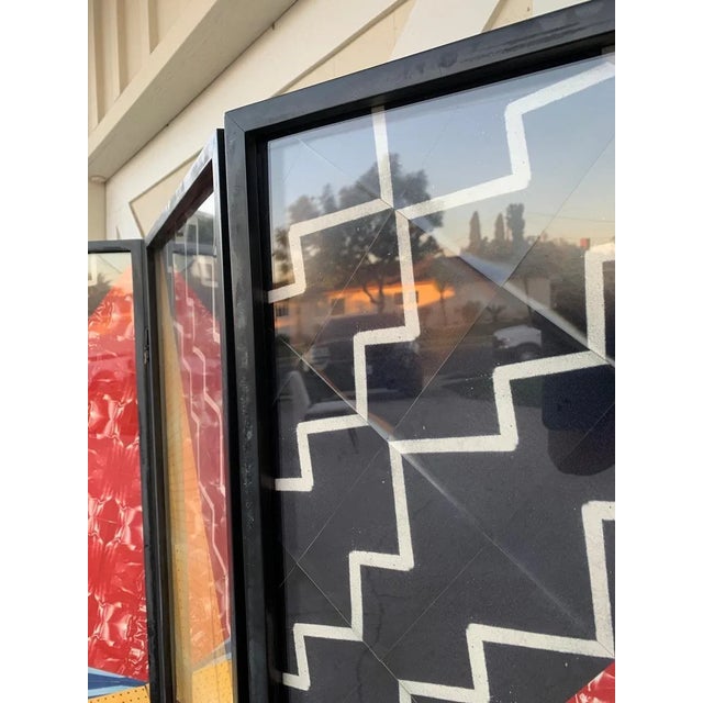 Red Folding Screen Art by Arthur Drooker "Photo-Quilts" For Sale - Image 8 of 13