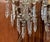 Early 20th Century Pair Early 20th Century Italian Crystal Two-Light Wall Sconces For Sale - Image 5 of 7