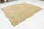 Contemporary 8 X 10 Handmade Contemporary Floral Oushak Style Wool Rug in Tan For Sale - Image 3 of 10