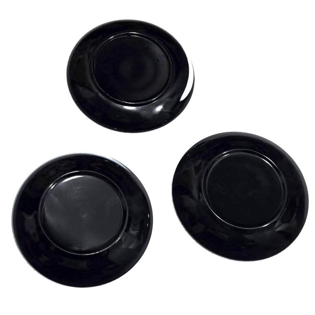 Carlo Moretti Vintage Italian Art Glass Plates for Leonardo, Set of 3 For Sale - Image 4 of 11