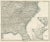 Antique Map of Tennessee, Kentucky, Virginia, Alabama, Georgia and Surroundings For Sale - Image 3 of 6