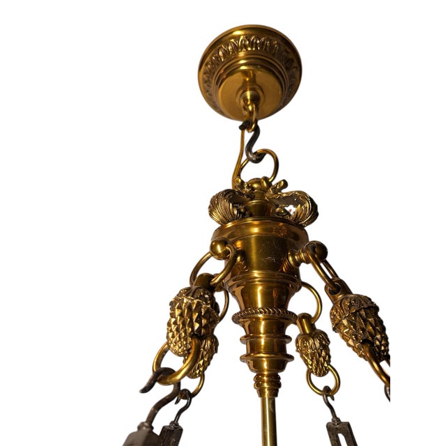 Metal Late 20th Century Maitland Smith Empire Chandelier For Sale - Image 7 of 12