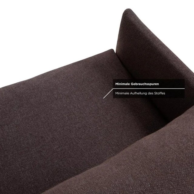 Cor Avalanche Fabric Three-Seater Grey Manual Function Sofa Couch For Sale - Image 11 of 17