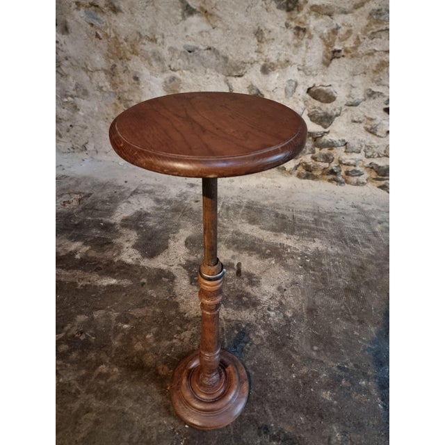 Wood Antique Adjustable Display Stand from Stockman Paris, 1900 For Sale - Image 7 of 11