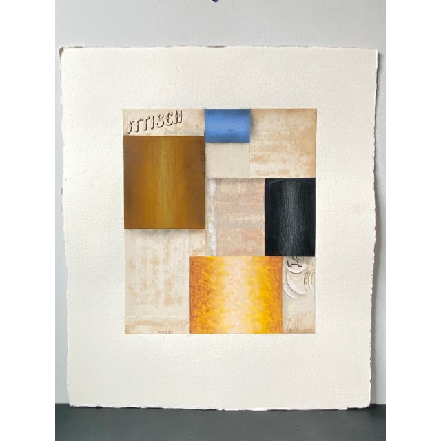 Collage on watercolor paper by Cecil Touchon Image size:15 x 12 in (38.1 x 30.48 cm) Paper size: 22 x 19 in (55.88 x 48.26...