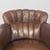 Brown Italian Art Deco Brown Leather Lounge chairs by Saracchi, 1930s, Set of 2 For Sale - Image 8 of 18