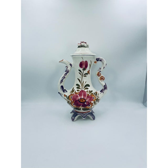 Majolica Jug Vase from Bassano, Italy, 1965 For Sale - Image 15 of 15