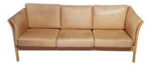 Asmara 3-Seater Sofa in Leather from Skalma