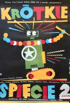 Movie Poster Krótkie Spięcie from Erol, 1989