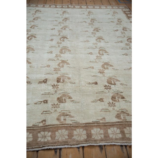 Old New House Vintage Distressed Oushak Carpet - 6'2" X 8'5" For Sale - Image 4 of 11