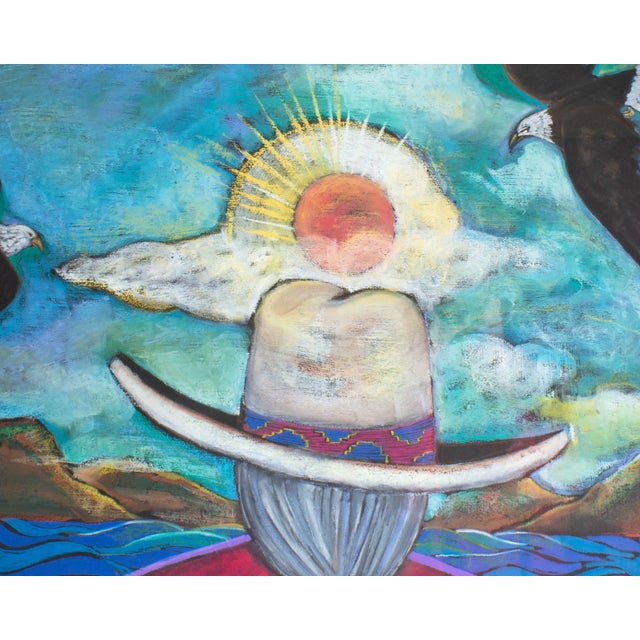 Contemporary 1990 Pastel Drawing by Amy Córdova Boone For Sale - Image 3 of 7