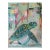 Sea Turtle, Original Oil on Cradled Board by Julie Magardino For Sale