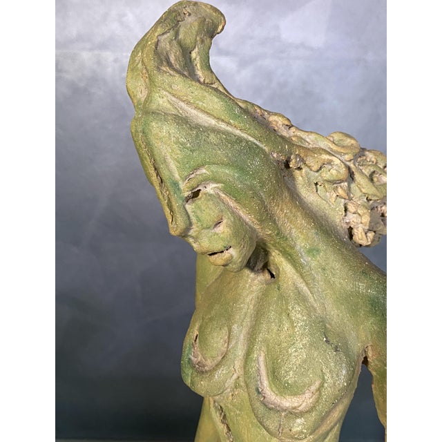 Terracotta Sculpture Ceccardi the Mermaid Metamorphosis, 1974 For Sale - Image 6 of 14