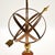 Wood Armillary Sphere Table Lamp in Brass and Teak, 1960s For Sale - Image 7 of 10