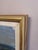 Textile Mid-Century Modern 'Fields Beyond' Vintage Swedish Semi-Abstract Landscape Oil Painting, Framed For Sale - Image 7 of 13