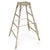 Wood Antique Wooden Stepladder with Iron Reinforcements For Sale - Image 7 of 7