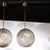 Metal Modernist Handblown Murano Pendants with Oil Rubbed Bronze Fittings - Set of 3 For Sale - Image 7 of 13
