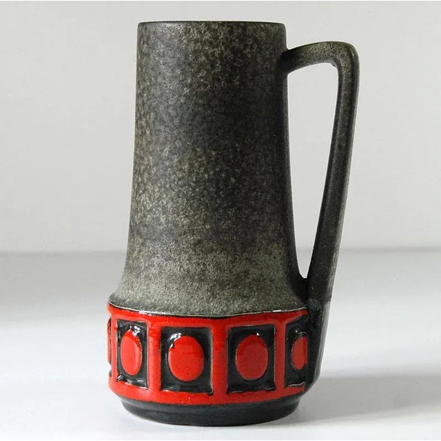 Ceramic German Vase from Scheurich, 1960s For Sale - Image 7 of 9