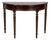 Vintage Mahogany Demi-Lune Hallway Table with Drawer For Sale
