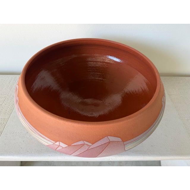 1984 Vintage Studio Pottery Ceramic Bowl, Signed For Sale In Miami - Image 6 of 12