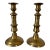 Pair of English Polished Brass Candlesticks, 19th Century For Sale