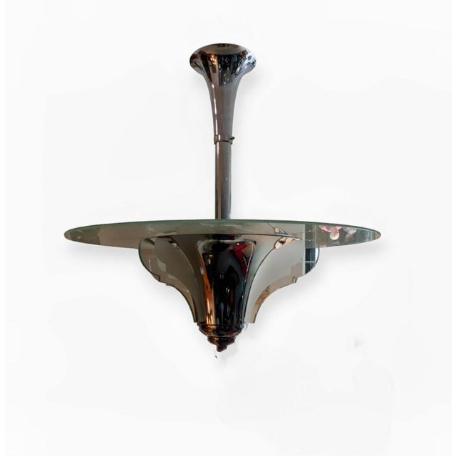 Vintage Art Deco Ceiling Lamp, 1920s For Sale - Image 3 of 13