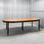 Baker Furniture Company 1970s Attributed to Michael Taylor for Baker | Elliptical Extension Dining Table For Sale - Image 4 of 9