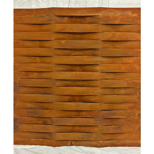John Baughman Weave Series Wall Sculpture Brutalist Wood Art Panel 2010 For Sale - Image 12 of 18