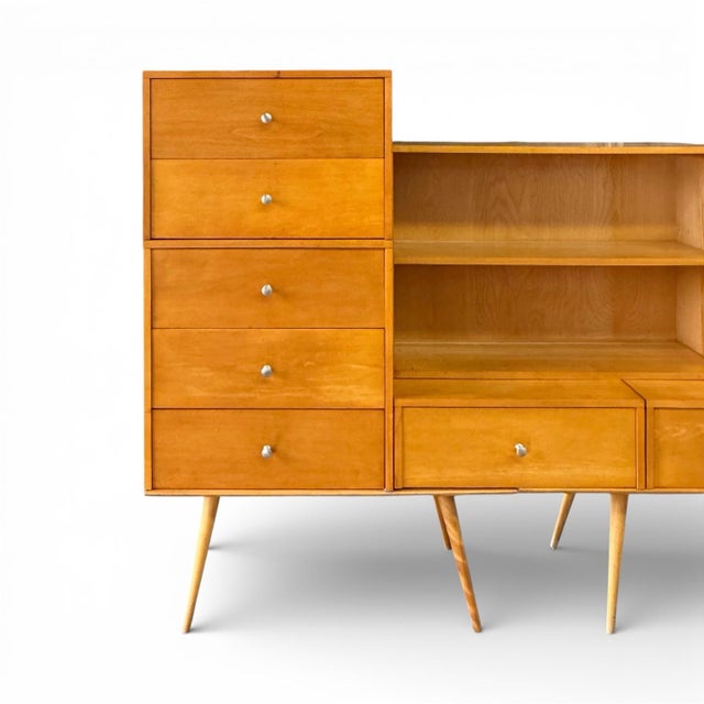 Mid-Century Modern 1950s Paul McCobb “Planner Group” Modular Wall Unit for Winchendon - 10 Pieces For Sale - Image 3 of 16