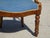 Antique Gondola Armchair in Walnut and Fabric For Sale - Image 6 of 18
