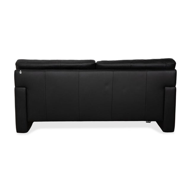 Black Leather CL 200 Two-Seater Sofa from Erpo For Sale - Image 13 of 15