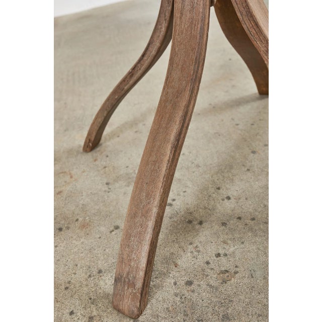 Folk Art Painted Chicken Drinks Table by Ira Yeager For Sale - Image 11 of 13