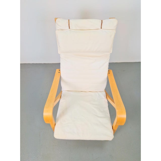 Wood Vintage Lounge Chair by Simo Heikillä for Ikea, 1990s For Sale - Image 7 of 9