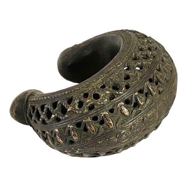 Vintage Benin Bronze Bracelet Trade Currency Nigeria For Sale