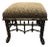 Faux Bamboo Leopard Stool/Ottoman For Sale