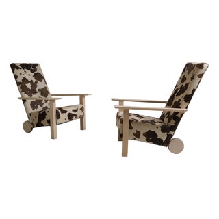 Vintage Lounge Chairs by Burkhard Vogtherr, 1990s, Set of 2 For Sale