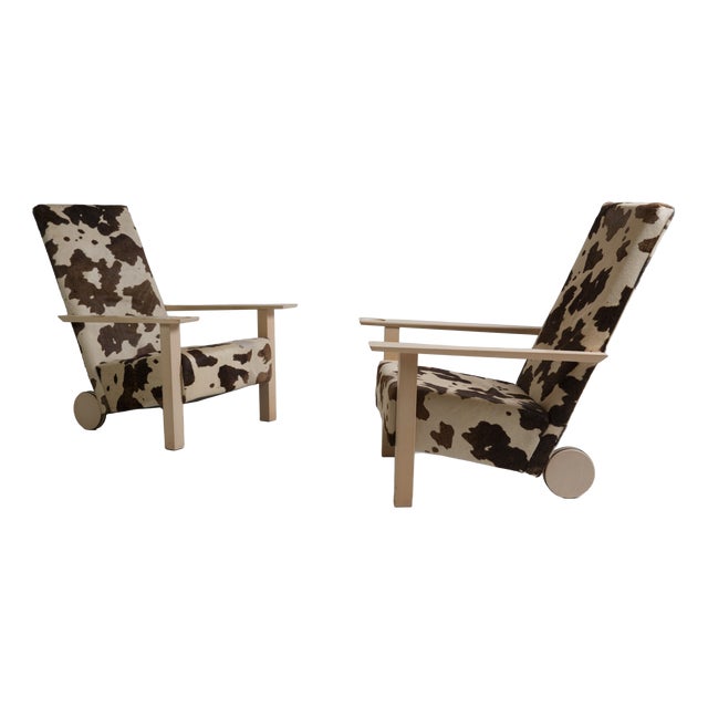 Vintage Lounge Chairs by Burkhard Vogtherr, 1990s, Set of 2 For Sale