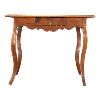 18th Century Country French Provincial Walnut Writing Desk For Sale