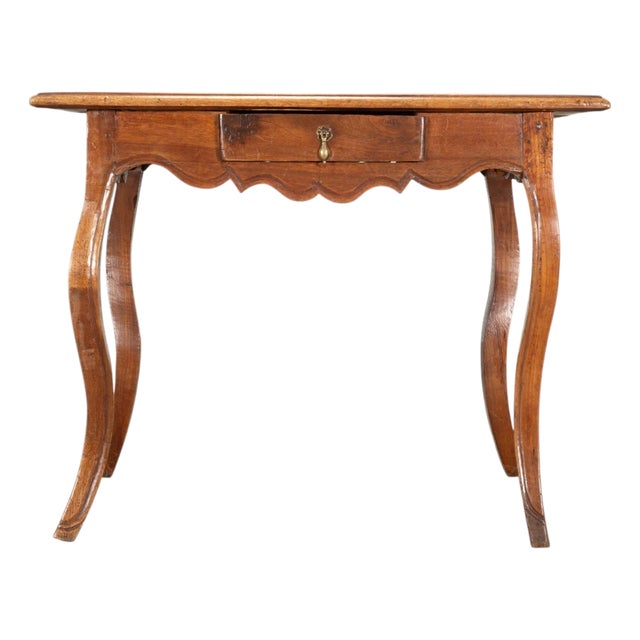 18th Century Country French Provincial Walnut Writing Desk For Sale