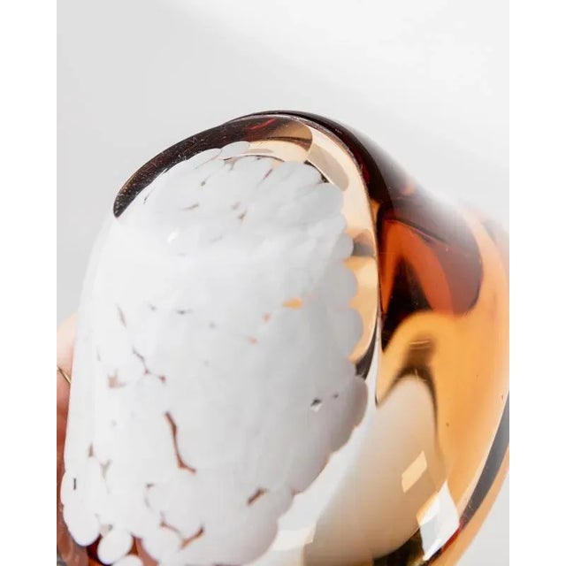 Vintage Czech Glass Bowl or Ashtray by Pavel Stejskal for Beranek Skrdlovice, 1970s For Sale - Image 9 of 11