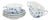 Blue Fluted Plain Tea Cups and Saucers from Royal Copenhagen, 1980s, Set of 6 For Sale
