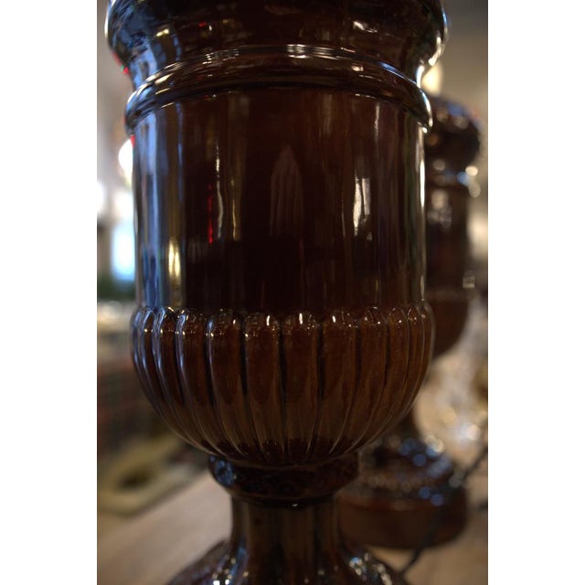 Vintage Ceramic Table Lamps from Manises, 1940s For Sale - Image 4 of 7