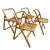 Bamboo Folding Chair from Dal Vera, Italy, 1950s For Sale