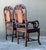 Chinoiserie Vintage Asian Carved Hardwood Chairs - A Pair For Sale - Image 3 of 12
