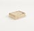 1970s Midcentury Rectangular Box in Travertine and Brass by Enzo Mari, 1970s For Sale - Image 5 of 14