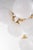 AERIN for Visual Comfort Signature Cristol Tiered Chandelier in Hand-Rubbed Antique Brass with White Strie Glass For Sale - Image 10 of 11
